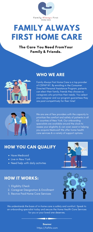 Get Paid to Care For Family | Home Health Care New York