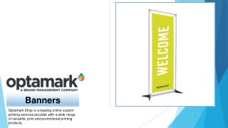 Custom Banners Printing Online in Usa - Optamark