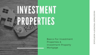 Investment Property Mortgage