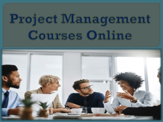 Project Management Courses Online