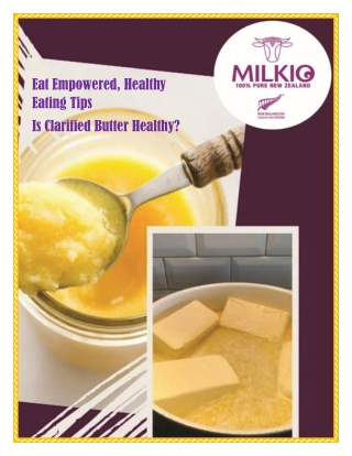Is clarified butter healthy