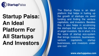 Startup Companies to Invest In