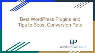 Best WordPress Plugins and Tips to Boost Conversion Rate