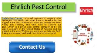 Ehrlich Pest Control