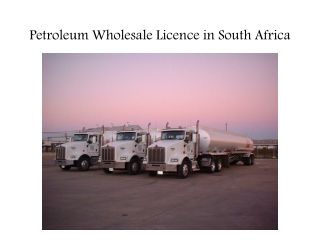 petroleum wholesale licence in south africa