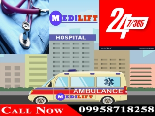 Most Reliable Road Ambulance in Ranchi by Medilift at Low Fare