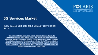 5G Services Market Size Worth $498.3 Billion By 2027 | CAGR: 41.1% |