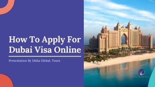 How To Apply For Dubai Visa Online