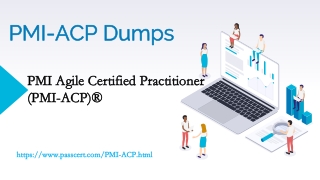 Agile Certified Practitioner PMI-ACP Dumps