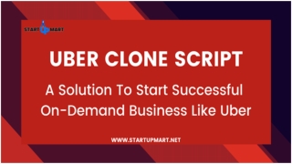 Uber Clone Script - Start your desired on-demand business