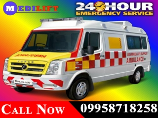 Use Best and Safe Medical Road Ambulance in Danapur and Gandhi Maidan at Genuine Budget by Medilift