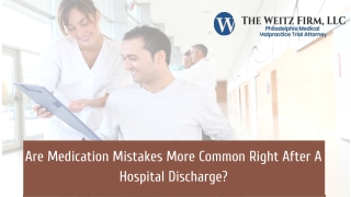 Are Medication Mistakes More Common Right After A Hospital Discharge?