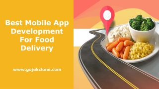 Best Mobile App Development For Food Delivery