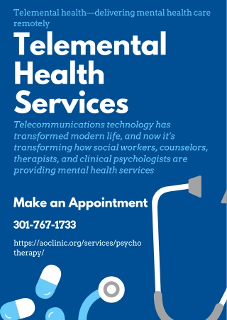 Telemental Health Services - Alpha Omega Clinic