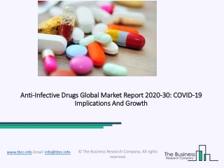 2020 Impact Of Covid-19 On The Anti-Infective Drugs Market Growth And Trends