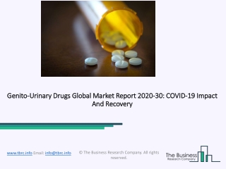 2020 Genito-Urinary Drugs Market Size, Growth, Drivers, Trends And Forecast