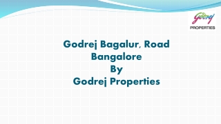 Godrej Bagalur Road - New upcoming project