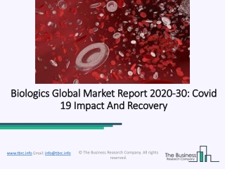 Biologics Market 2020 Industry Demand Analysis and Global Research Report