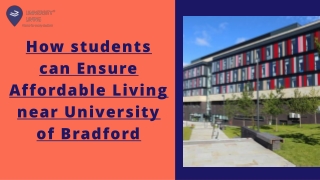 How students can Ensure Affordable Living near University of Bradford