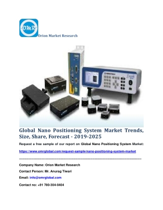 Global Nano Positioning System Market Trends, Size, Share, Forecast - 2019-2025