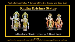 Radha Krishna Statue-A Symbol of Positive Energy and Good Luck