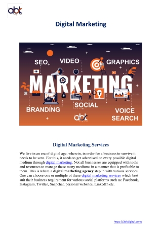 Top Digital Marketing Agency | ABK Digital