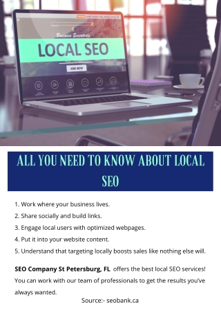 All You Need to Know About Local SEO