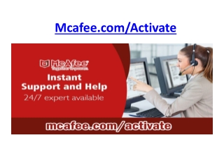 mcafee.com/activate -  How to Create McAfee Account