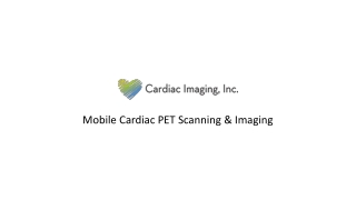 PET Scan Cardiology at Cardiac Imaging, Inc.