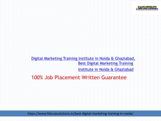 Digital Marketing Classes In Noida | Digital Marketing Training Institute In Noida