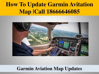 How To Update Garmin Avitation Map |Call 18666646085