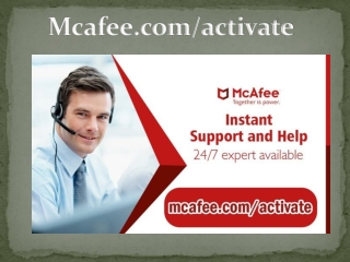 McAfee.com/activate