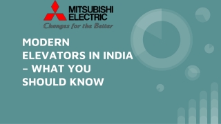 Modern Elevators in India – What You Should Know