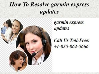 How To Resolve garmin express updates