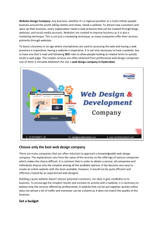 Boost your business growth through website designing company