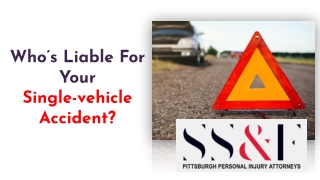 Who’s Liable For Your Single-vehicle Accident?