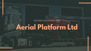 Powered Access Platforms