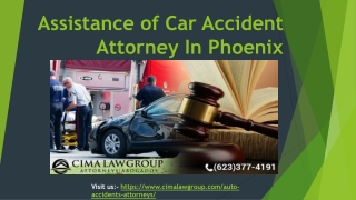 Assistance of Car Accident Attorney in Phoenix