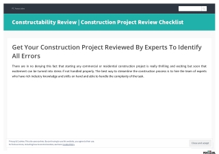 Get Your Construction Project Reviewed By Experts To Identify All Errors