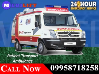 Get Medilift Road Ambulance in Kankarbagh and Gandhi Maidan-The Services are Very Perfect