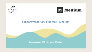 Sundaravasan CEO Plus Max - Medium