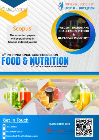 3rd International Conference on Food and Nutrition