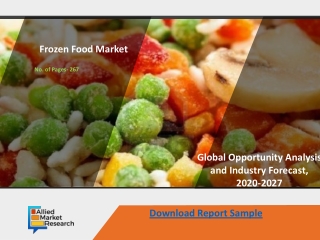 Frozen Food Market By Brand Analysis and Forecast upto 2027