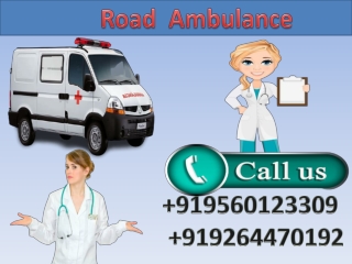 Select Life Saving Road Ambulance Service in Bokaro and Jamshedpur by Medivic Ambulance