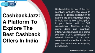 Best online coupons on cashbackjazz