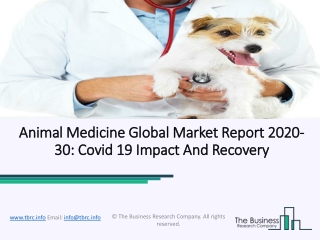Animal Medicine Market Report 2020 COVID 19 Impact Analysis By Top Key Players