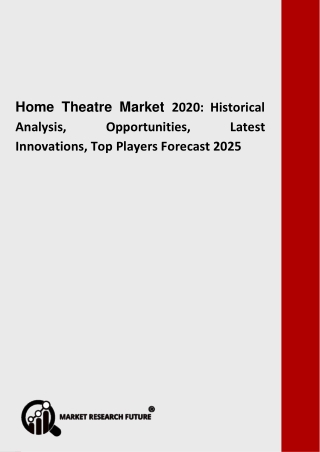 Home Theatre Market Global Projection, Developments Status, Analysis, Trend and Forecasts