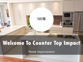 Information Presentation Of Countertop Impact