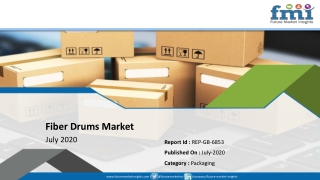 Sustainable Packaging Dominates Adoption of Fiber Drums in the Packaging Industry