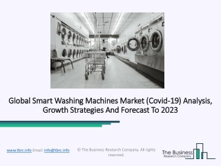Smart Washing Machines Market Growth Drivers, Opportunities And Forecast 2023